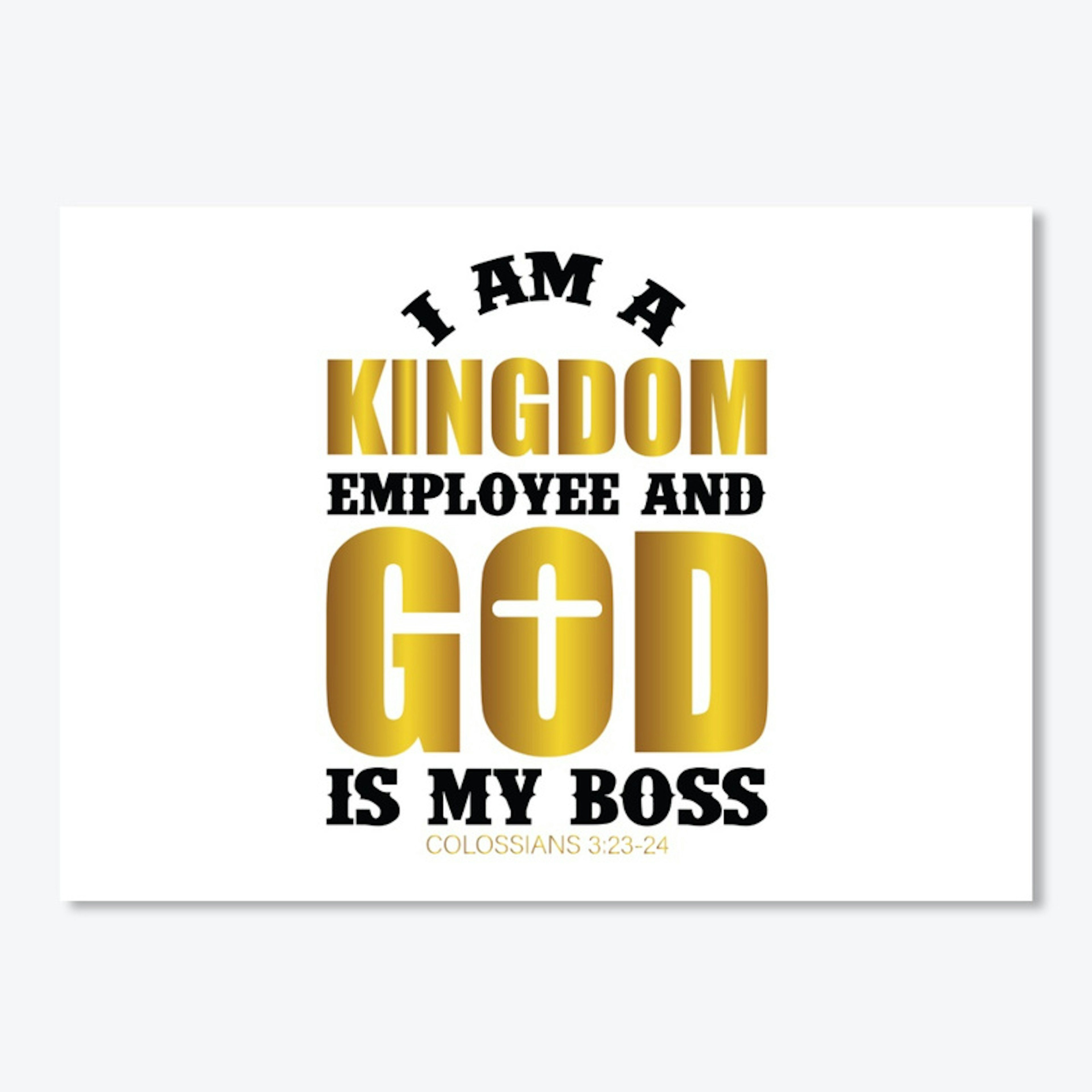 I am a kingdom employee